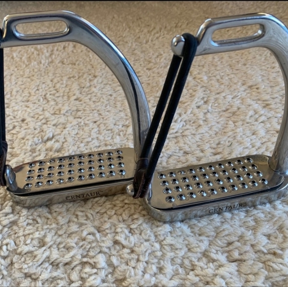 Centaur Fillis Peacock Stirrups 4.25